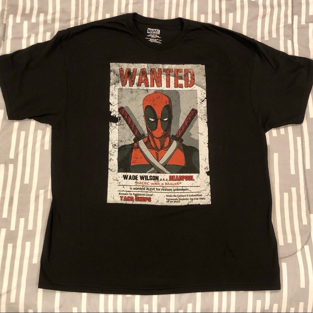 🆕 Deadpool T-Shirt Size XXL